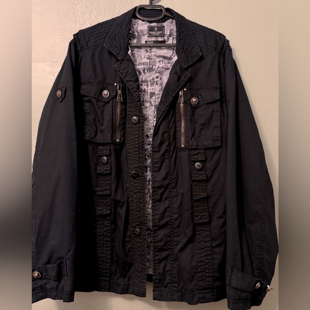 MARC ECKO COTTON JACKET SIZE LARGE